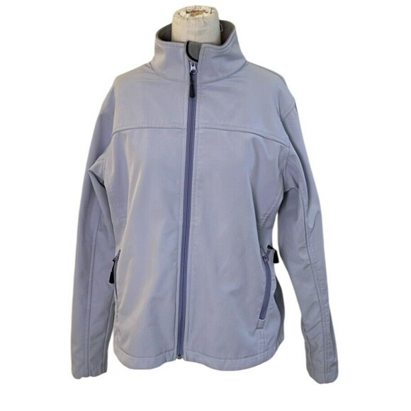 Devon & Jones D995W Ladies Soft Shell Jacket Purple Size Medium - Picture 1 of 9
